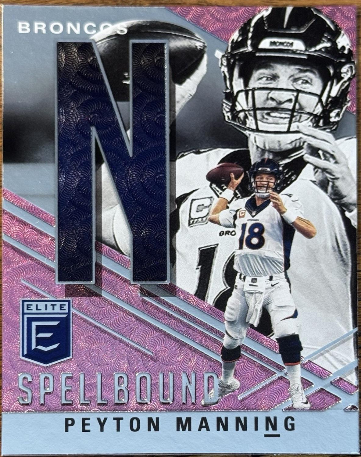 Peyton Manning [Pink Third N] #S-N