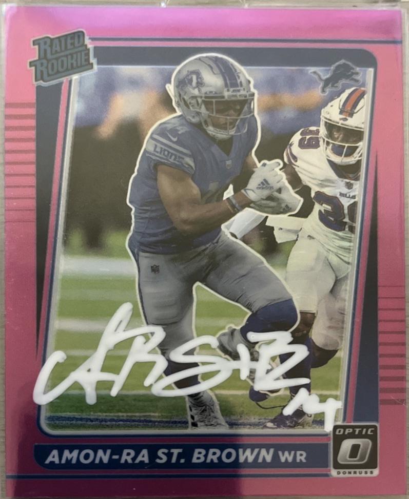 Amon-Ra St. Brown [RPS Pink Velocity Autograph] #228