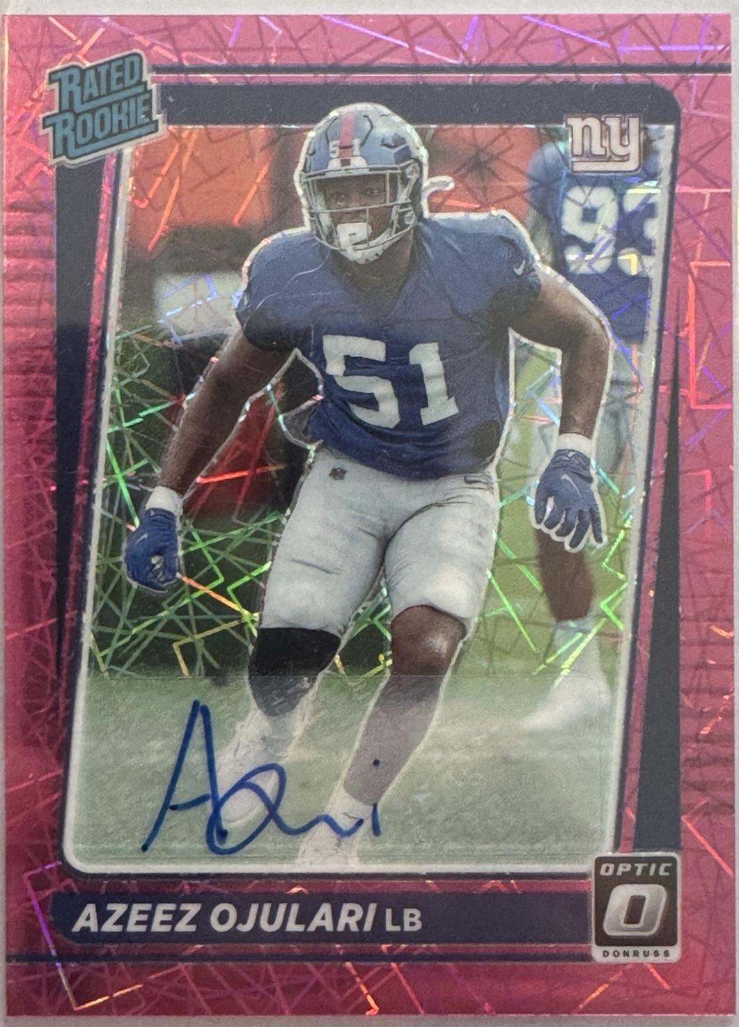 Azeez Ojulari [Pink Velocity] #273