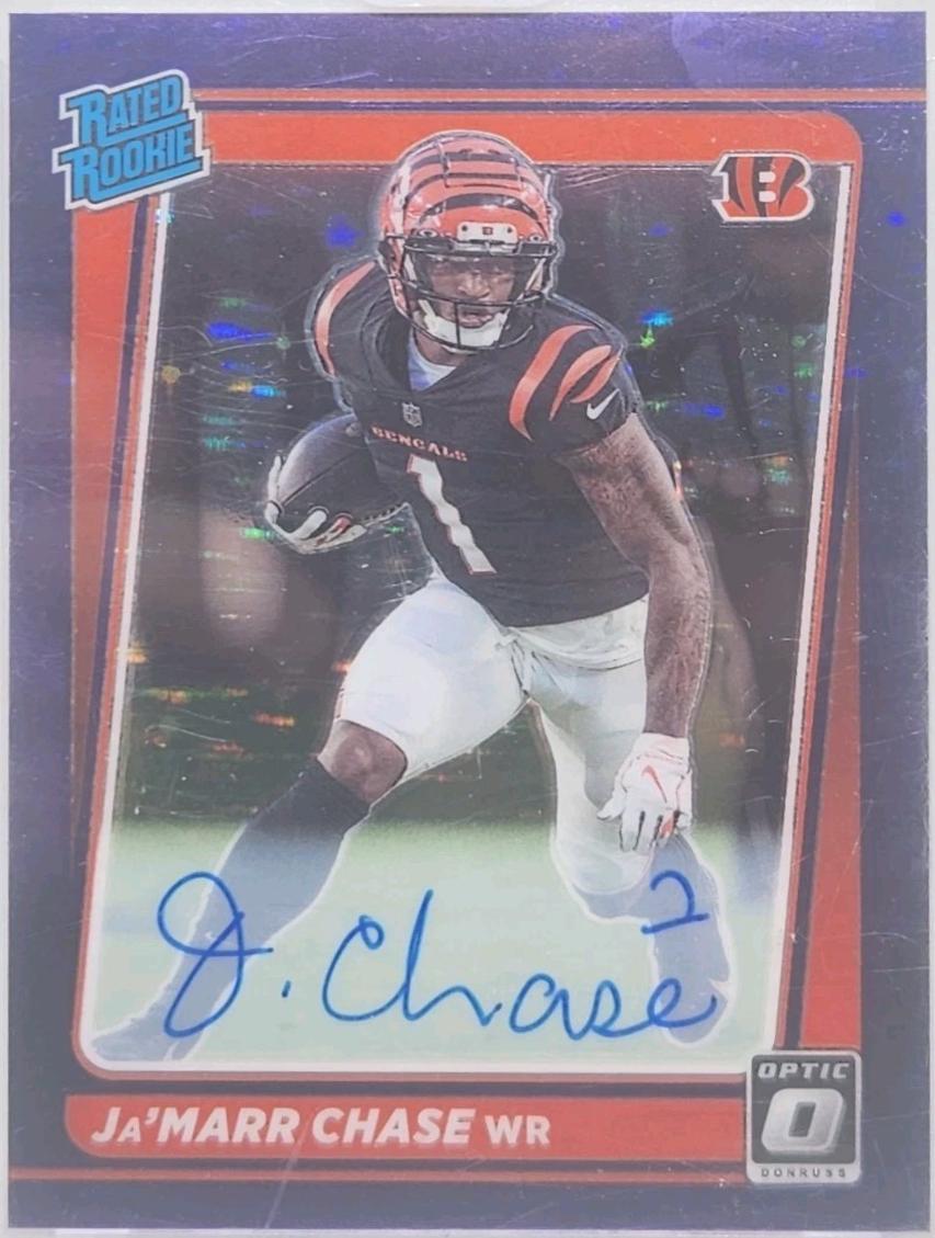 Ja'Marr Chase [RPS Purple Star Autograph] #207