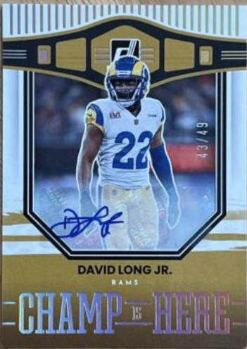 David Long Jr. [Autograph] #CH-20