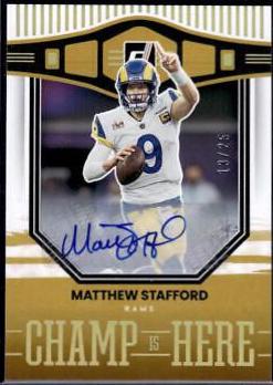 Matthew Stafford [Autograph] #CH-2