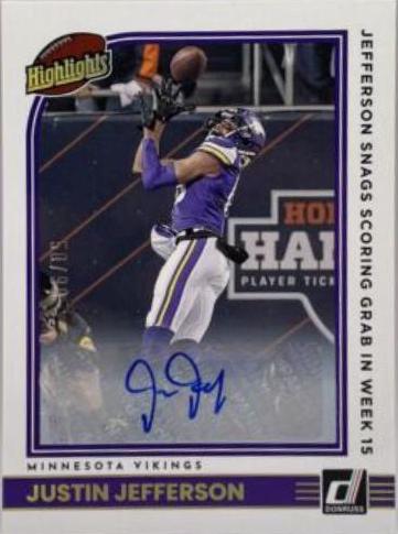 Justin Jefferson [Autograph] #H-JJ