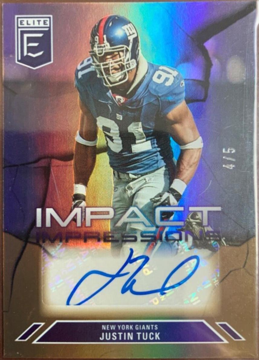 Justin Tuck [Gold] #II-JT