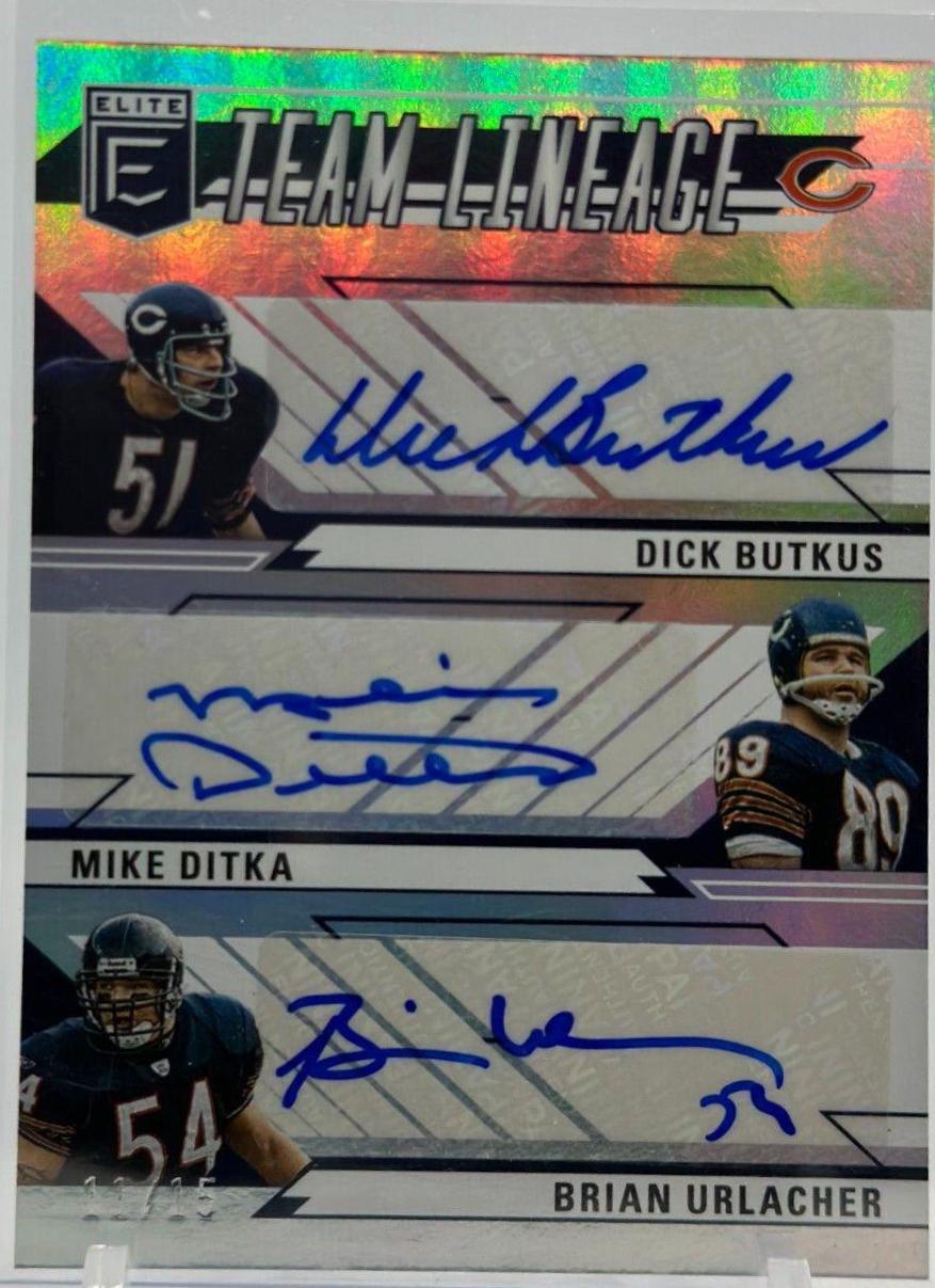 Dick Butkus, Brian Urlacher, Mike Ditka #TLS-7