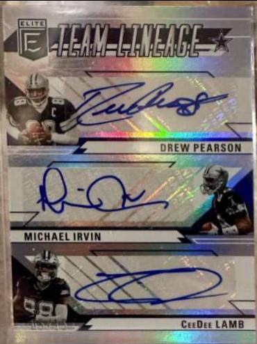 Drew Pearson, CeeDee Lamb, Michael Irvin #TLS-6
