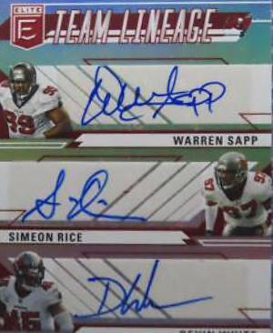 Warren Sapp, Devin White, Simeon Rice #TLS-9