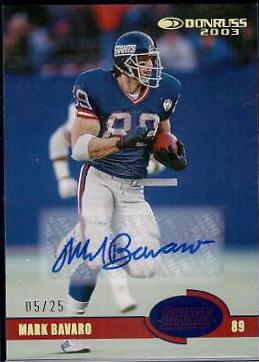 Mark Bavaro [Autograph] #24