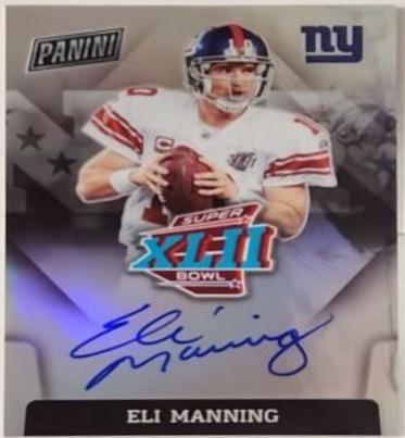 Eli Manning #SBXLVI-EM