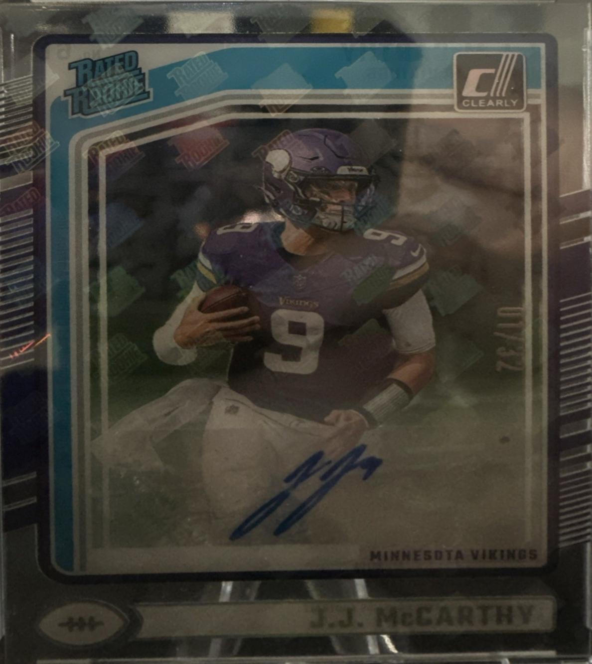 J.J. McCarthy [RR Logo] #61