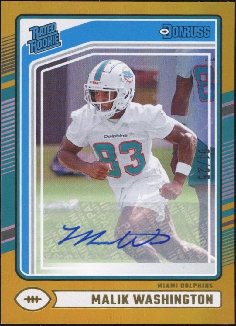 Malik Washington [Gold] #397