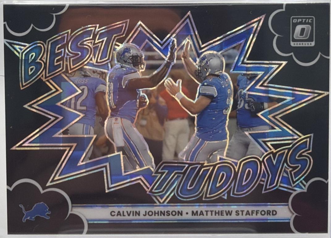 Calvin Johnson / Matthew Stafford [Black Pandora] #4