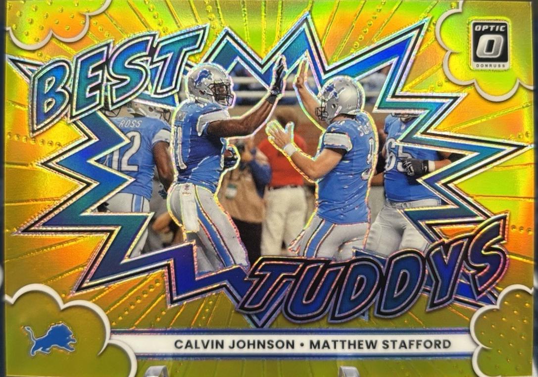Calvin Johnson / Matthew Stafford [Gold] #4