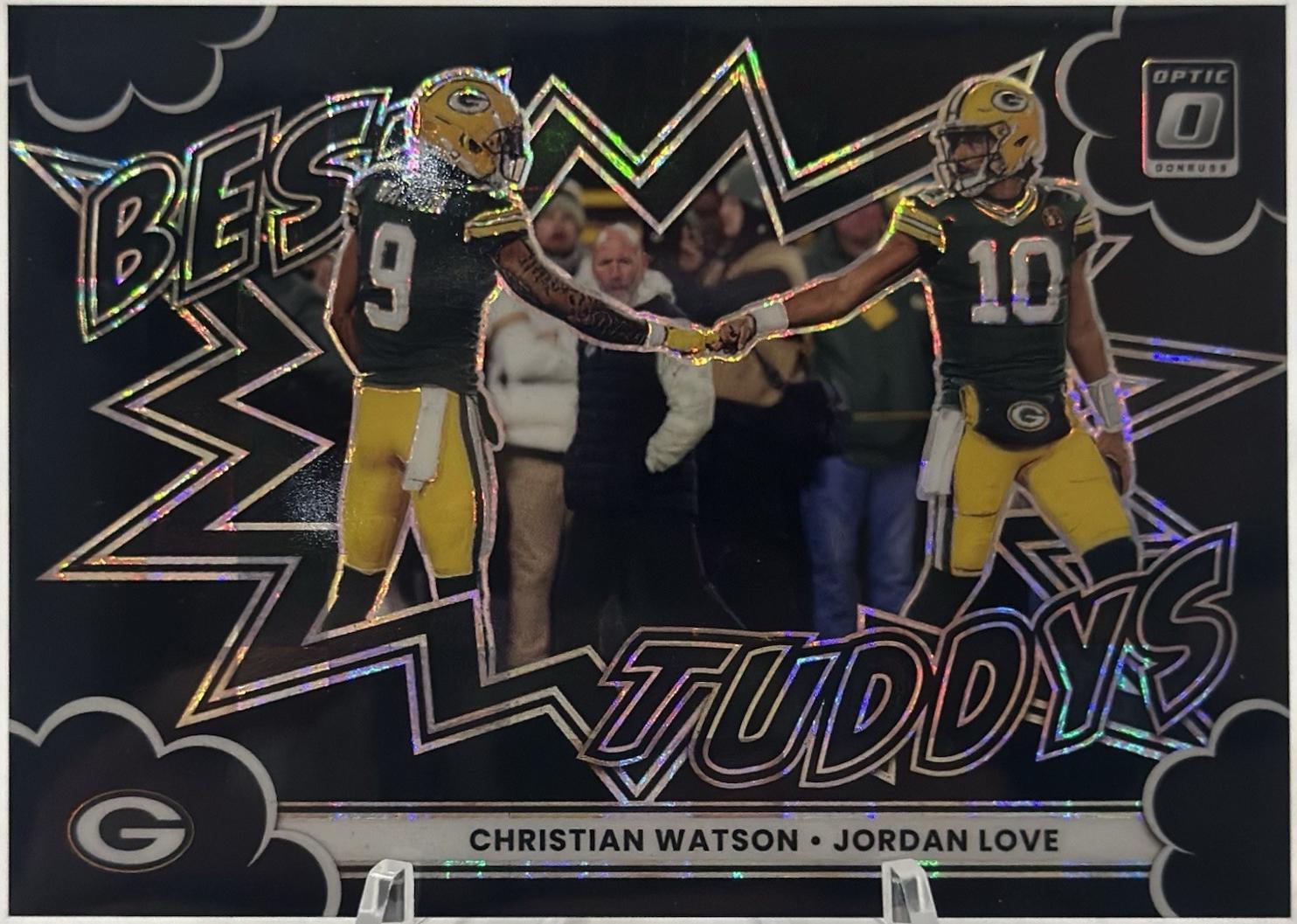 Christian Watson / Jordan Love [Black Pandora] #14