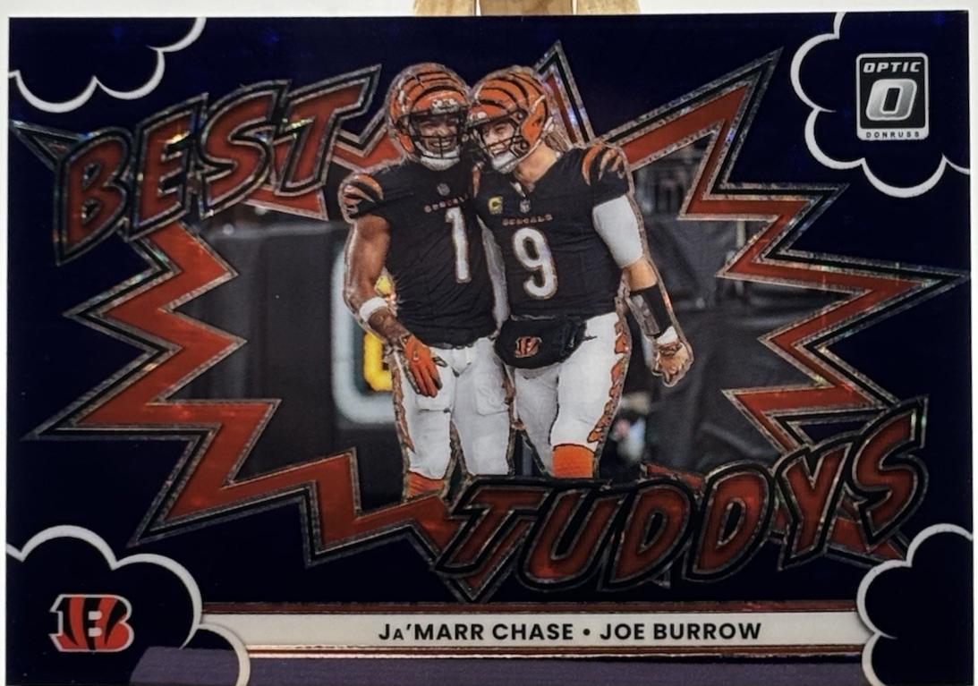 Ja'Marr Chase / Joe Burrow [Purple Stars] #3