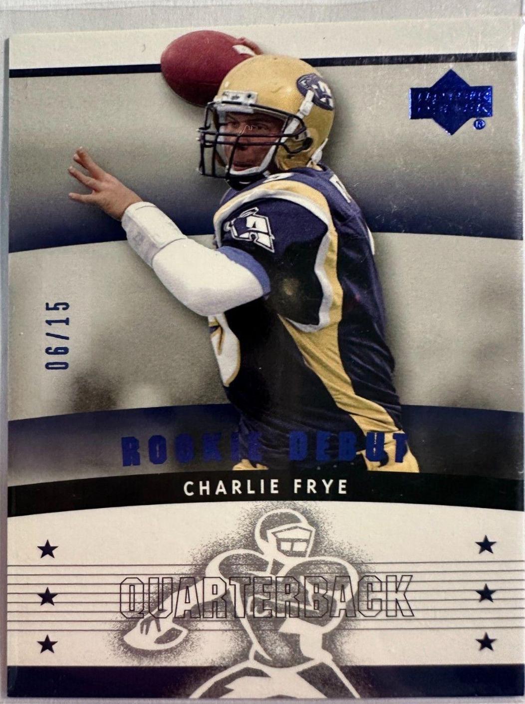 Charlie Frye [Blue] #104