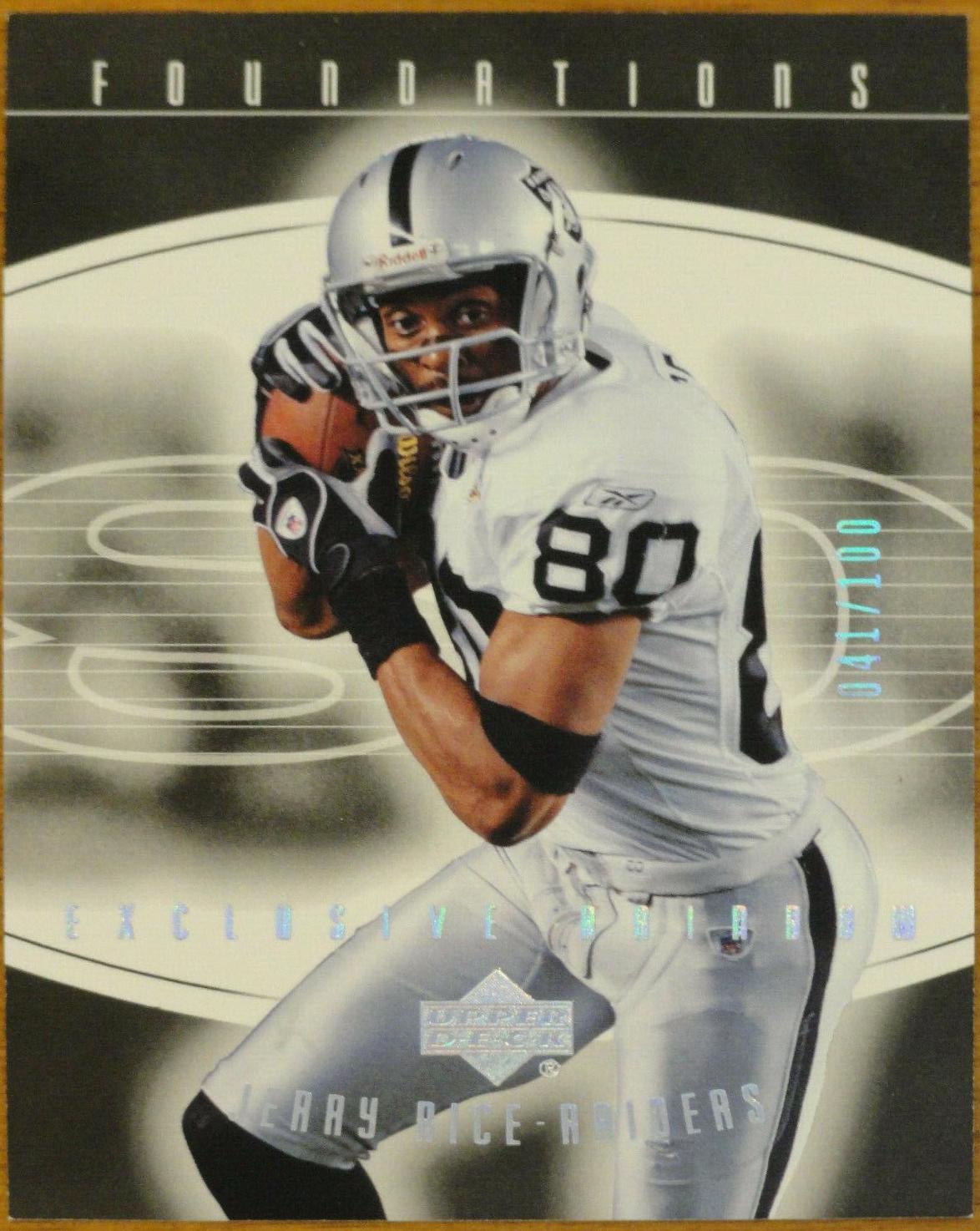 Jerry Rice [Exclusive Rainbow Silver] #71