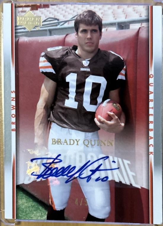 Brady Quinn [Target Exclusive Rookies Autograph] #278