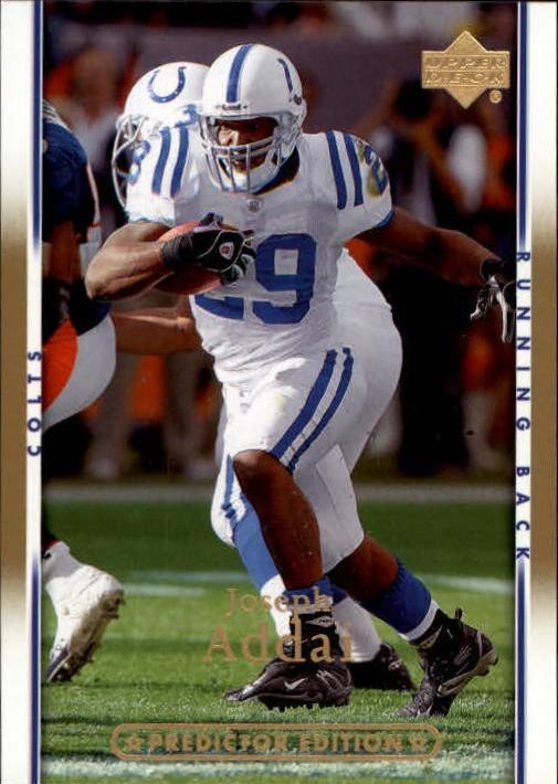 Joseph Addai [Gold Predictor Edition] #82