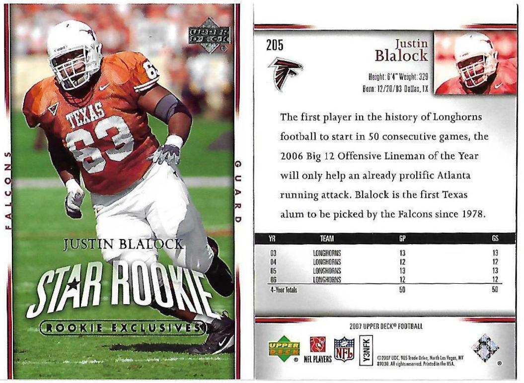 Justin Blalock #205