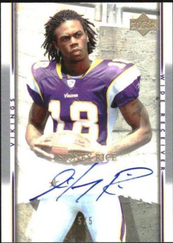 Sidney Rice [Target Exclusive Rookies Autograph] #293