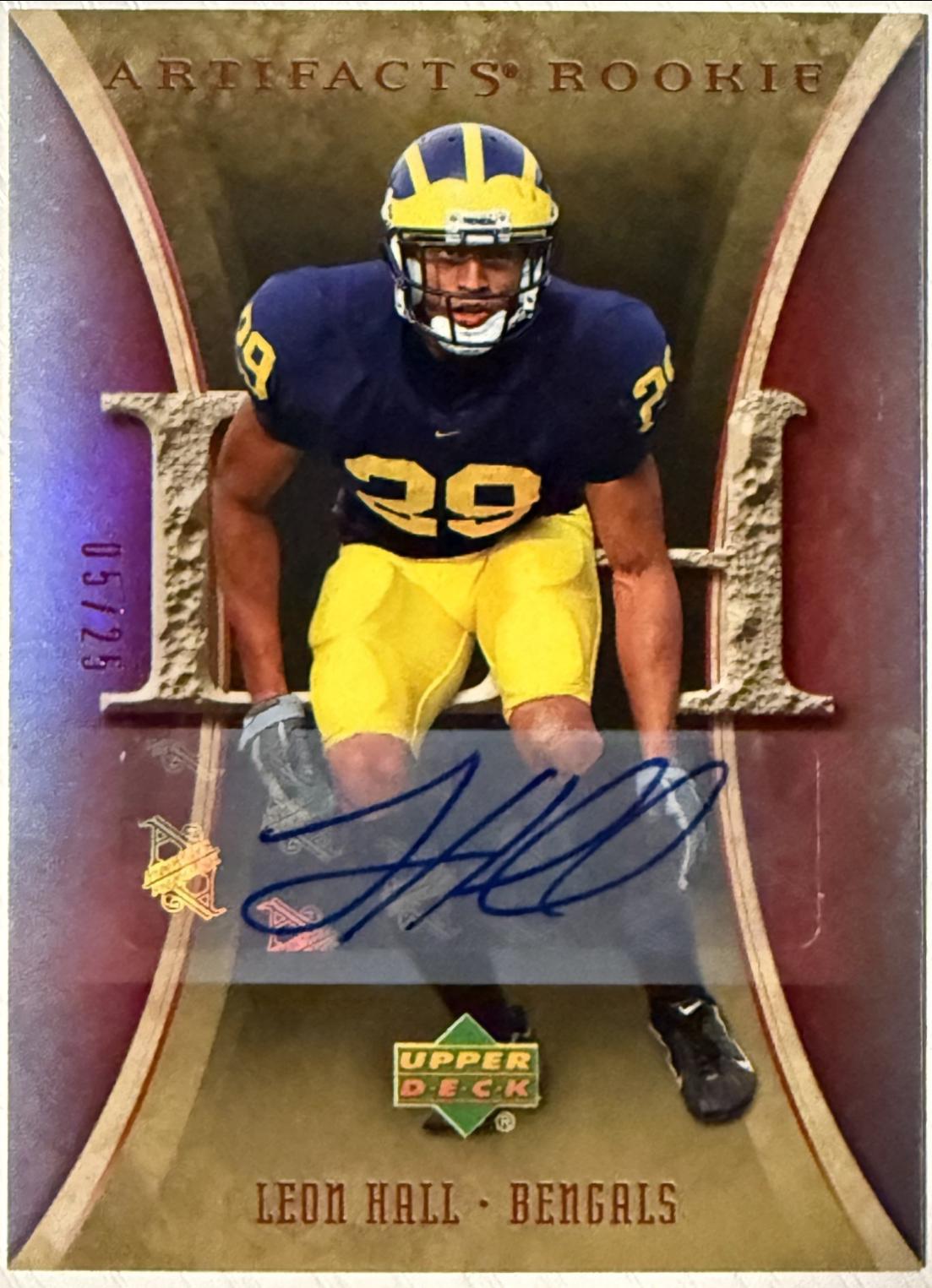 Leon Hall [Autograph] #184