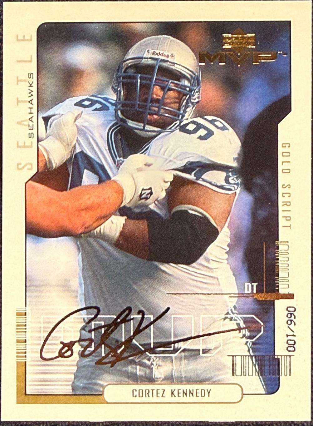 Cortez Kennedy [Gold Script] #163