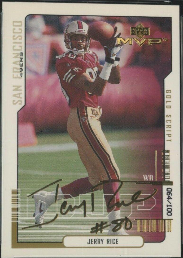 Jerry Rice [Gold Script] #153