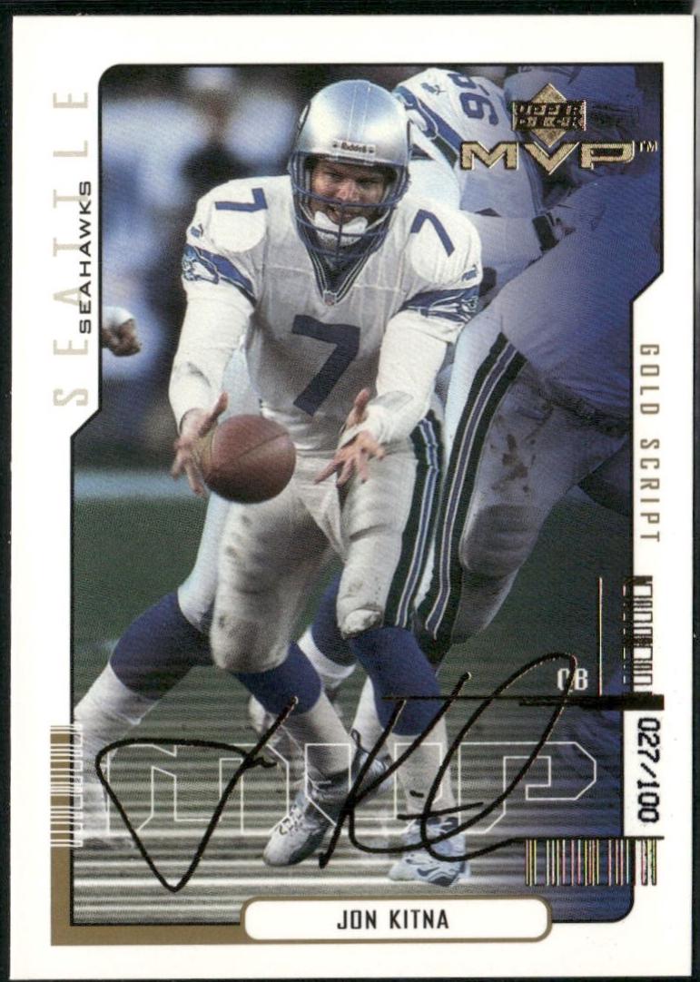 Jon Kitna [Gold Script] #160