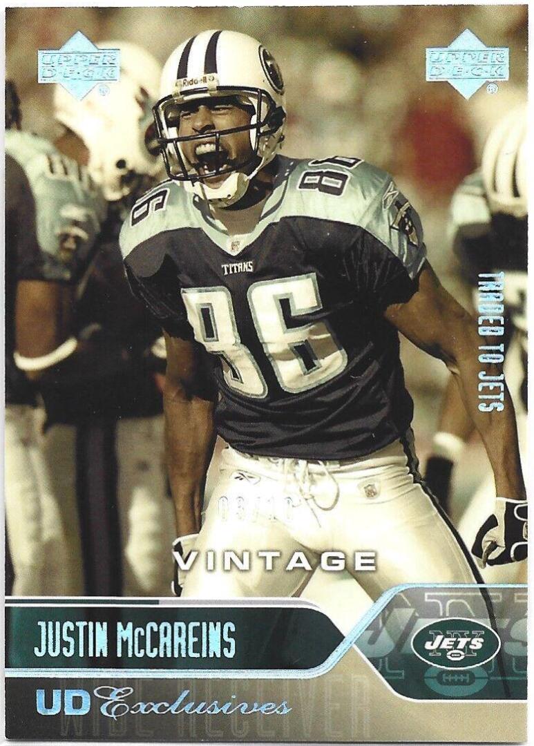Justin McCareins [UD Exclusives Vintage] #138