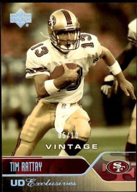 Tim Rattay [UD Exclusives Vintage] #165