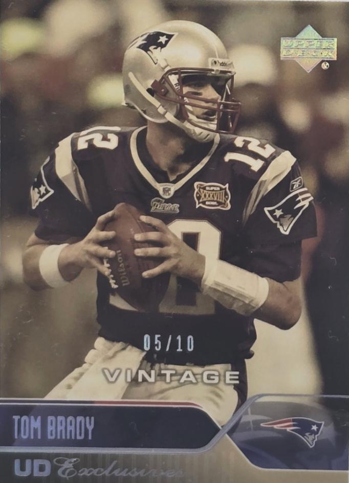 Tom Brady [UD Exclusives Vintage] #114