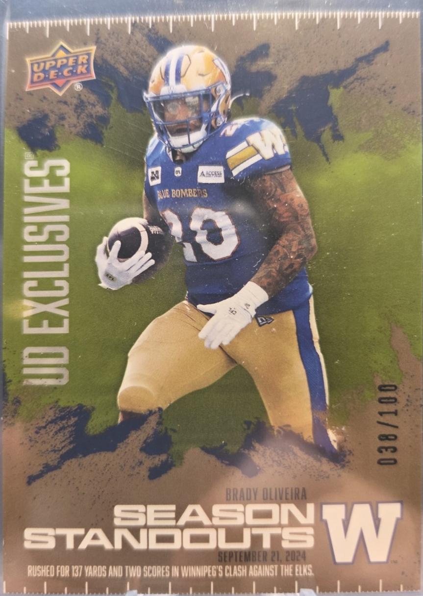 Brady Oliveira [Season Standouts Autograph] #99