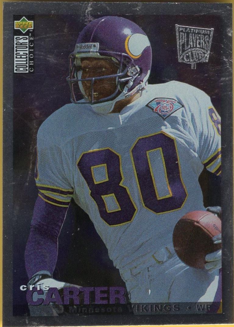 Cris Carter [Player's Club Platinum] #98