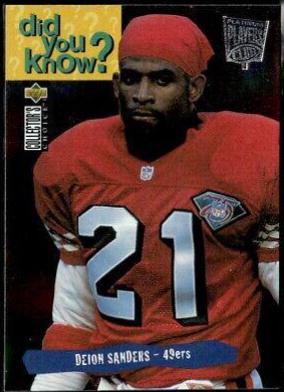 Deion Sanders [Player's Club Platinum] #48