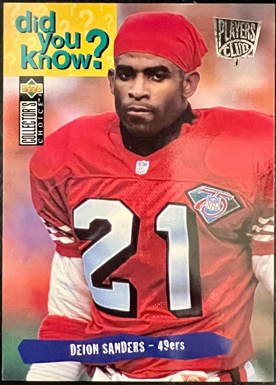 Deion Sanders [Player's Club] #48