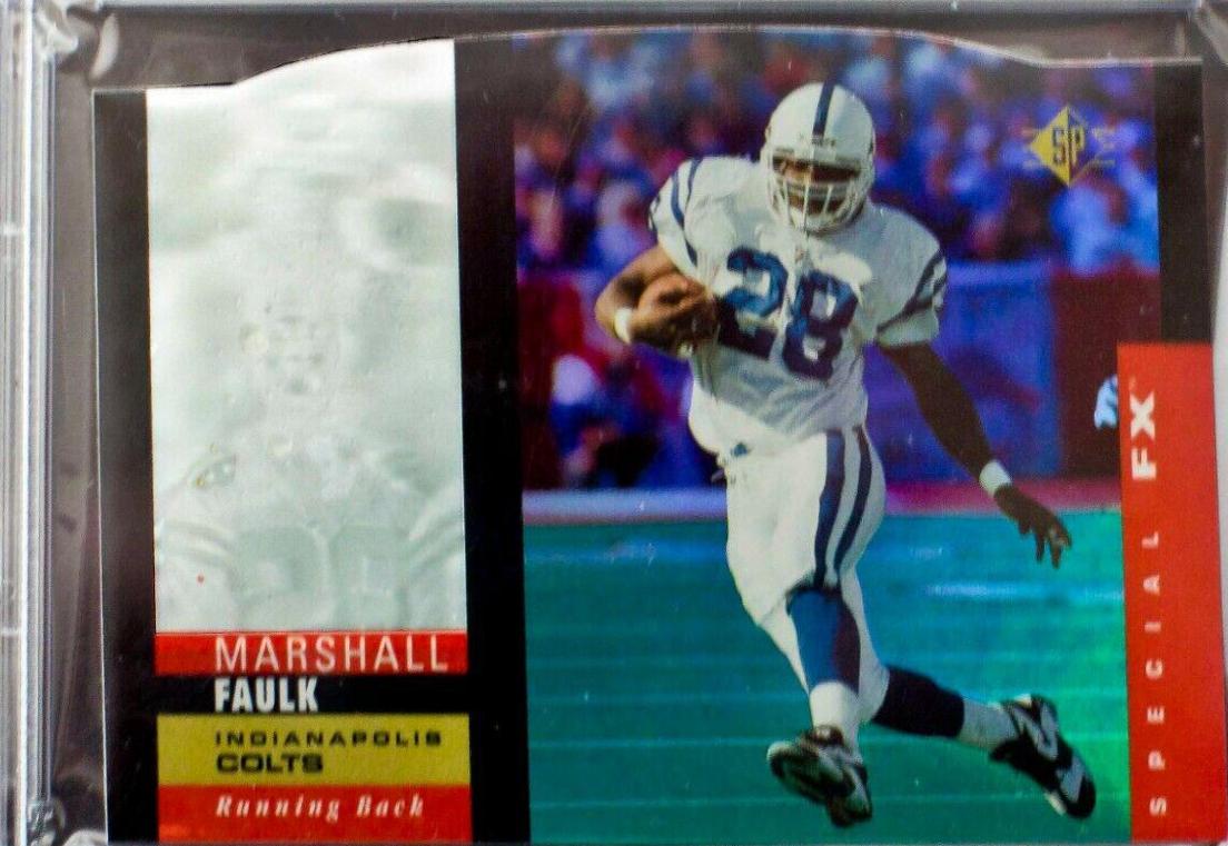 Marshall Faulk [Die Cut] #7