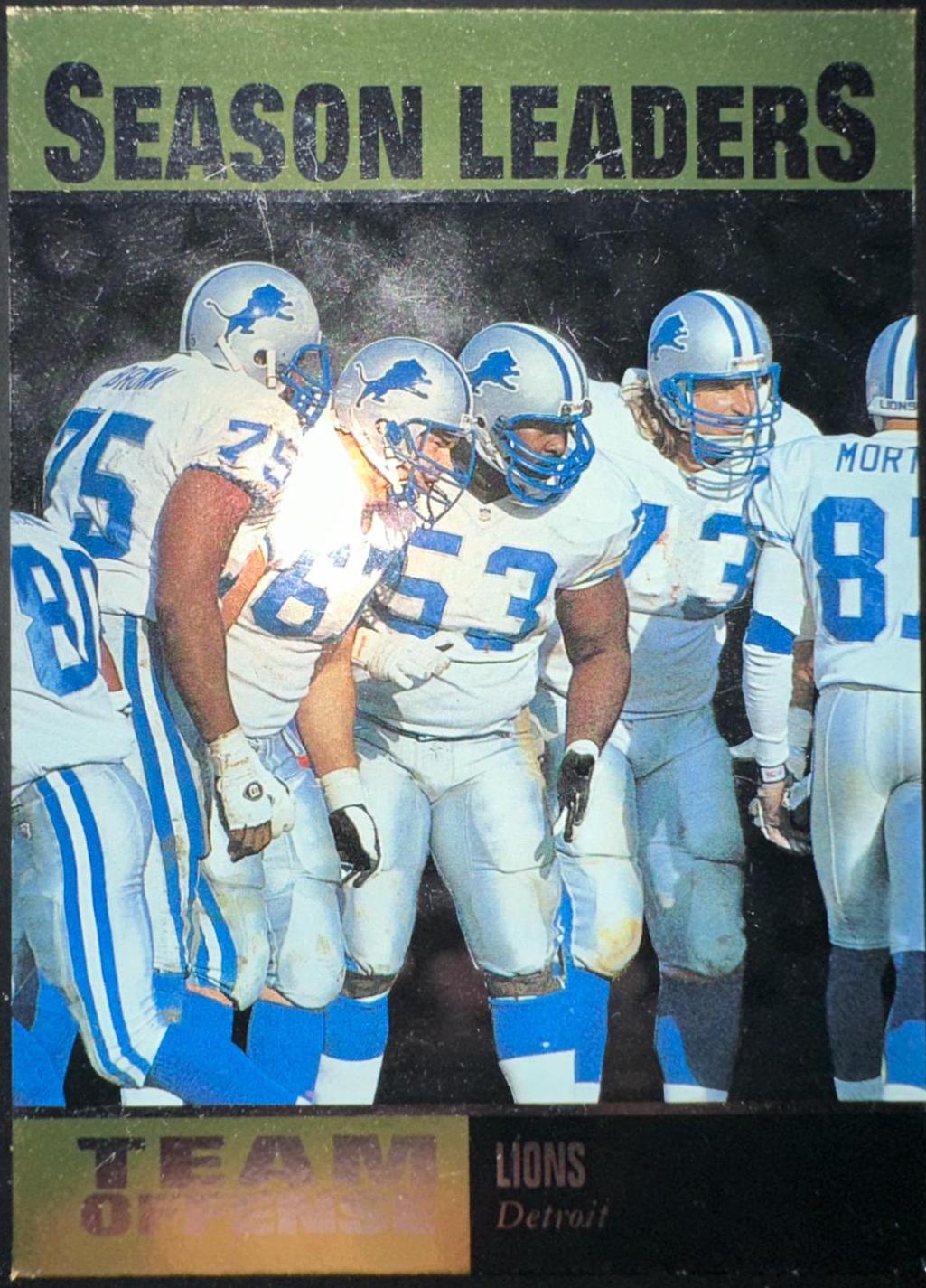 Lions Team Offense #225