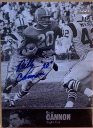 Billy Cannon [Autograph] #AL-83