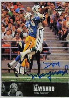 Don Maynard [Autograph] #AL-49