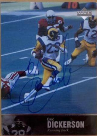 Eric Dickerson [Autograph] #AL-99