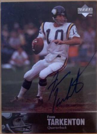 Fran Tarkenton [Autograph] #AL-13