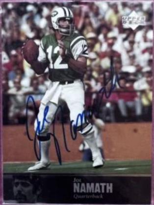 Joe Namath [Autograph] #AL-3