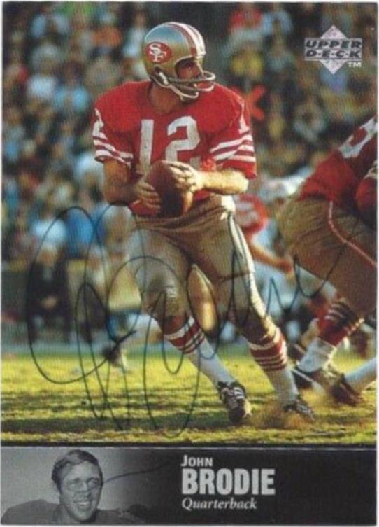 John Brodie [Autograph] #AL-81