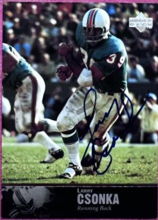 Larry Csonka [Autograph] #AL-28