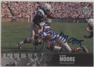 Lenny Moore [Autograph] #AL-19