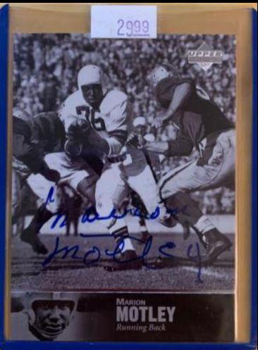 Marion Motley [Autograph] #AL-53