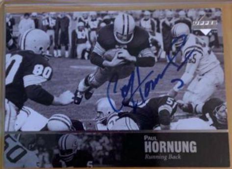 Paul Hornung [Autograph] #AL-40