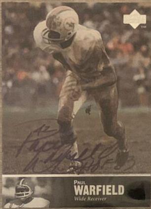 Paul Warfield [Autograph] #AL-67