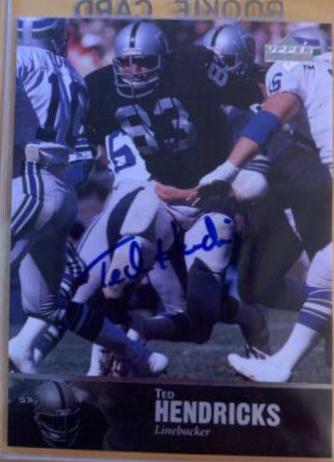 Ted Hendricks [Autograph] #AL-38